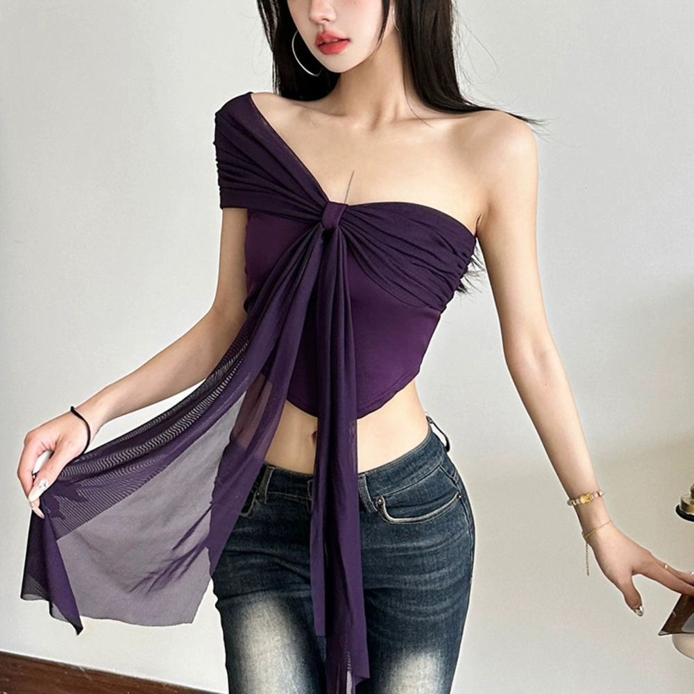 ZARA Spring Adjustable Cross Strap Sexy Backless Top